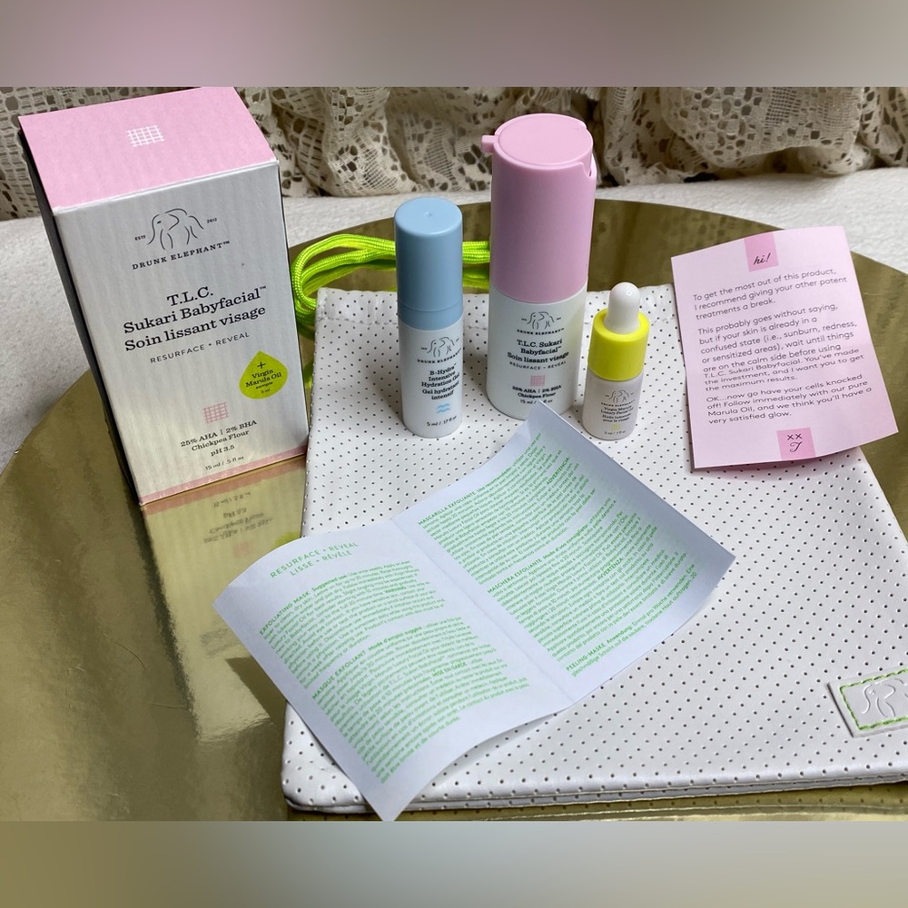Drunk Elephant T.L.C. Babyfacial & BHydra Combo
